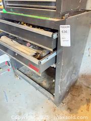 MaxSold Auction: Grey Steel 3-Drawer Bench-Top Tool Chest with Assorted Tools - Prince Edward (Ontario, Canada) PARTNER MANAGED Downsizing Online Auction - Conger Drive