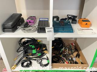MaxSold Auction: Musician’s Electronic Pedals, Effects and Cords  - Prince Edward (Ontario, Canada) PARTNER MANAGED Downsizing Online Auction - Conger Drive