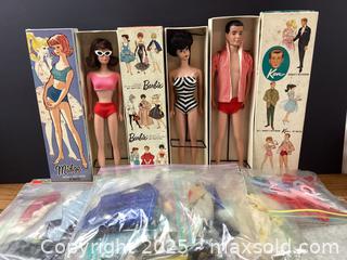 MaxSold Auction: Incredible Collection of Mattel Barbie, Midge &#38; Ken Dolls with Boxes and Clothing - Rare Japanese Import - Toronto (Ontario, Canada) PARTNER MANAGED Downsizing Online Auction - Dawlish