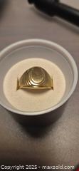 MaxSold Auction: Vintage 10K Gold Men&#39;s Oval Signet Ring Size 10 - Toronto (Ontario, Canada) PARTNER MANAGED Downsizing Online Auction - Dawlish