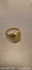 MaxSold Auction: Vintage 10K Gold Men&#39;s Oval Signet Ring Size 10 - Toronto (Ontario, Canada) PARTNER MANAGED Downsizing Online Auction - Dawlish