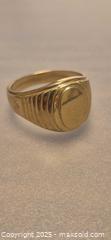 MaxSold Auction: Vintage 10K Gold Men&#39;s Oval Signet Ring Size 10 - Toronto (Ontario, Canada) PARTNER MANAGED Downsizing Online Auction - Dawlish