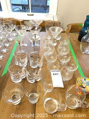 MaxSold Auction: Assorted Drinking Glasses Lot, Mixed Styles - Mississauga (Ontario, Canada) Estate Sale Online Auction - Captain Court