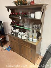 MaxSold Auction: Buffet with Open Shelving Hutch C - Mississauga (Ontario, Canada) Estate Sale Online Auction - Captain Court