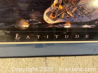 MaxSold Auction: Framed Nautical Sailboat Print, 28 x 39 in - Mississauga (Ontario, Canada) Estate Sale Online Auction - Captain Court