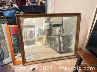 MaxSold Auction: Framed Wood Wall Mirror C - Mississauga (Ontario, Canada) Estate Sale Online Auction - Captain Court