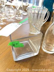 MaxSold Auction: Glass Vases, Pitcher, Cruet/Decanter, Compote &#38; Cube Vase - Mississauga (Ontario, Canada) Estate Sale Online Auction - Captain Court