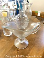 MaxSold Auction: Glass Vases, Pitcher, Cruet/Decanter, Compote &#38; Cube Vase - Mississauga (Ontario, Canada) Estate Sale Online Auction - Captain Court