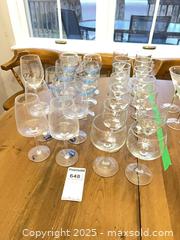 MaxSold Auction: Lot of Approximately 20–22 Clear Stemmed Wine/Balloon Glasses - Mississauga (Ontario, Canada) Estate Sale Online Auction - Captain Court