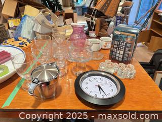 MaxSold Auction: Mixed Lot of Glassware and Kitchen Items B - Mississauga (Ontario, Canada) Estate Sale Online Auction - Captain Court