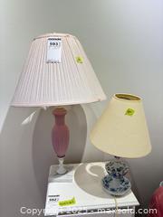 MaxSold Auction: Pair of Table Lamps with Marble, Porcelain and Metal Bases - Mississauga (Ontario, Canada) Estate Sale Online Auction - Captain Court