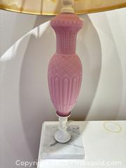 MaxSold Auction: Pair of Table Lamps with Marble, Porcelain and Metal Bases - Mississauga (Ontario, Canada) Estate Sale Online Auction - Captain Court