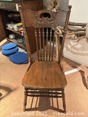 MaxSold Auction: Set of 4 Solid Wood Victorian Carved Spindle-Back Dining Chairs B - Mississauga (Ontario, Canada) Estate Sale Online Auction - Captain Court