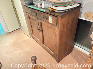 MaxSold Auction: Two-Door Solid Wood Cabinet / Sideboard D - Mississauga (Ontario, Canada) Estate Sale Online Auction - Captain Court