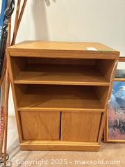 MaxSold Auction: Wood Media Cabinet / Small Bookcase C - Mississauga (Ontario, Canada) Estate Sale Online Auction - Captain Court