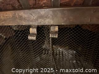 MaxSold Auction: Wrought Iron Fireplace Tool Set with Stand &#38; Screen - Mississauga (Ontario, Canada) Estate Sale Online Auction - Captain Court