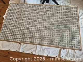 MaxSold Auction: MCM Mosaic Tile-Top Coffee Table with Tapered Legs - Toronto (Ontario, Canada) SELLER MANAGED Moving Online Auction - Dovercourt Road (CONDO)