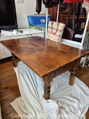 MaxSold Auction: Vintage Wood Farm Coffee Table - Toronto (Ontario, Canada) SELLER MANAGED Moving Online Auction - Dovercourt Road (CONDO)