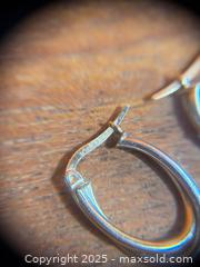 MaxSold Auction: 10k Yellow + White Gold - Oval Tube Earrings - Hamilton (Ontario, Canada) SELLER MANAGED Estate Sale Online Auction - Gertrude Street