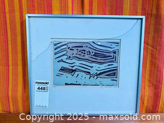 MaxSold Auction: 1/1 Woodblock Print Seabed by Pat Parkinson  - Hamilton (Ontario, Canada) SELLER MANAGED Estate Sale Online Auction - Gertrude Street