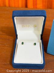 MaxSold Auction: 14kt Gold + Emerald Stud Earrings - Hamilton (Ontario, Canada) SELLER MANAGED Estate Sale Online Auction - Gertrude Street