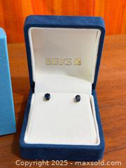 MaxSold Auction: 9k Gold + Sapphire Stud Earrings - Hamilton (Ontario, Canada) SELLER MANAGED Estate Sale Online Auction - Gertrude Street