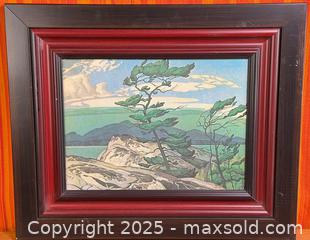 MaxSold Auction: Group of 7 - AJ CASSON, &#39;White Pine&#39; Framed Oilette - Hamilton (Ontario, Canada) SELLER MANAGED Estate Sale Online Auction - Gertrude Street