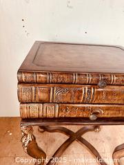 MaxSold Auction: Maitland Smith Faux Book Empire Style Table - Hamilton (Ontario, Canada) SELLER MANAGED Estate Sale Online Auction - Gertrude St.