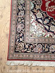 MaxSold Auction: SILK Handknot Persian Keshan Area Rug - Hamilton (Ontario, Canada) SELLER MANAGED Estate Sale Online Auction - Gertrude Street