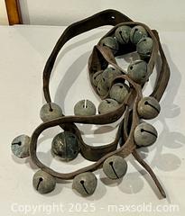 MaxSold Auction: Antique Brass Leather Sleigh Bells (x2)  - Toronto (Ontario, Canada) PARTNER MANAGED Downsizing Online Auction - Scarborough Road