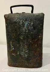 MaxSold Auction: Antique Iron Cow Bell Very Loud Rustic  - Toronto (Ontario, Canada) PARTNER MANAGED Downsizing Online Auction - Scarborough Road