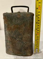 MaxSold Auction: Antique Iron Cow Bell Very Loud Rustic  - Toronto (Ontario, Canada) PARTNER MANAGED Downsizing Online Auction - Scarborough Road