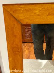 MaxSold Auction: Antique Pine? Wood Frame Wall Mirror Unique  - Toronto (Ontario, Canada) PARTNER MANAGED Downsizing Online Auction - Scarborough Road