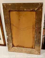 MaxSold Auction: Antique Pine? Wood Frame Wall Mirror Unique  - Toronto (Ontario, Canada) PARTNER MANAGED Downsizing Online Auction - Scarborough Road