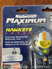 MaxSold Auction: Mastercraft Maximum Hawkeye Level 3 in 1 Tool New Never Used in Plastic  - Toronto (Ontario, Canada) PARTNER MANAGED Downsizing Online Auction - Scarborough Road