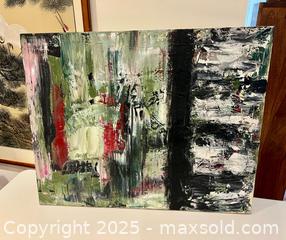 MaxSold Auction: Unique Abstract Art Painting Sheryl Dudley Toronto Artist  - Toronto (Ontario, Canada) PARTNER MANAGED Downsizing Online Auction - Scarborough Road