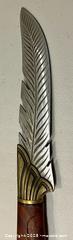 MaxSold Auction: Unique Custom Cutter Blade Feather Design Long Wood Handle  - Toronto (Ontario, Canada) PARTNER MANAGED Downsizing Online Auction - Scarborough Road