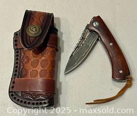 MaxSold Auction: Unique Cutter Blade in Custom Leather Case Folding  - Toronto (Ontario, Canada) PARTNER MANAGED Downsizing Online Auction - Scarborough Road