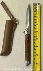 MaxSold Auction: Unique Folding Cutter Blade in Leather Case Folding  - Toronto (Ontario, Canada) PARTNER MANAGED Downsizing Online Auction - Scarborough Road