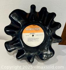 MaxSold Auction: Unique Record Art Piece Bowl Home Brew by Joan Morrissey  - Toronto (Ontario, Canada) PARTNER MANAGED Downsizing Online Auction - Scarborough Road