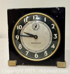 MaxSold Auction: Vintage Art Deco Style Westclox Table Clock  - Toronto (Ontario, Canada) PARTNER MANAGED Downsizing Online Auction - Scarborough Road