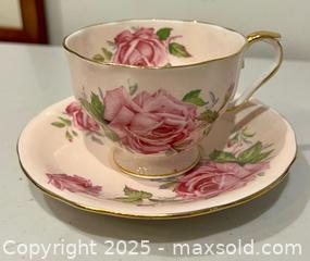 MaxSold Auction: Vintage Aynsley Pink Cup & Saucer Beautiful Rose Design Colours - Toronto (Ontario, Canada) PARTNER MANAGED Downsizing Online Auction - Scarborough Road