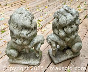 MaxSold Auction: Vintage Cement Lion Statues Figures Excellent Condition - Toronto (Ontario, Canada) PARTNER MANAGED Downsizing Online Auction - Scarborough Road