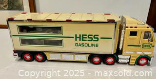 MaxSold Auction: Vintage HESS Oil Truck Racing Car Toy  - Toronto (Ontario, Canada) PARTNER MANAGED Downsizing Online Auction - Scarborough Road