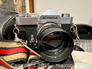 MaxSold Auction: Vintage Konica AutoReflex T Camera Lens Manual Lot  - Toronto (Ontario, Canada) PARTNER MANAGED Downsizing Online Auction - Scarborough Road