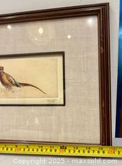 MaxSold Auction: Vintage Pheasant Coloured Etching Art Work  - Toronto (Ontario, Canada) PARTNER MANAGED Downsizing Online Auction - Scarborough Road