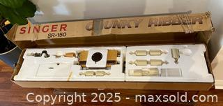 MaxSold Auction: Vintage Singer Chunky Ribber Knitting Machine NOS Never Used Complete SR150 - Toronto (Ontario, Canada) PARTNER MANAGED Downsizing Online Auction - Scarborough Road