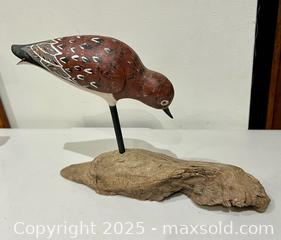 MaxSold Auction: Wonderful Hand Carved Artist Bird Wood Decoy Figurine Sculpture  - Toronto (Ontario, Canada) PARTNER MANAGED Downsizing Online Auction - Scarborough Road