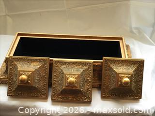 MaxSold Auction: bombay company carved gold box - Hamilton (Ontario, Canada) SELLER MANAGED Downsizing Online Auction - St Joseph's Drive (CONDO)