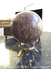 MaxSold Auction: marble balls with stands and brass jewel box - Hamilton (Ontario, Canada) SELLER MANAGED Downsizing Online Auction - St Joseph's Drive (CONDO)